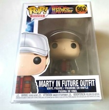 Funko POP #962 Regreso al Futuro Marty in Future Conjunto Figura en Protector 