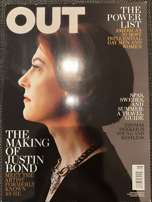 Out Magazine May 2011 Power Issue feat. Justin Bond & Thomas Dekker
