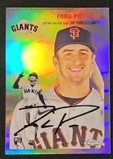 Ford Proctor REFRACTOR 2023 Topps Chrome Platinum Anniversary RC#169 Giants
