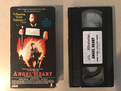 Angel Heart (VHS, 1987) Mickey Rourke, Robert De Niro, Lisa Bonet