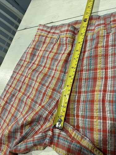 Short homme Pro Tour Coolplay Golf Vichy �� Tabasco plaid �� Taille 34 ~ Neuf avec étiquette - Photo 7/12
