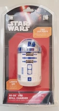 Thinkgeek Star Wars Disney R2-D2 USB Wall Charger - New