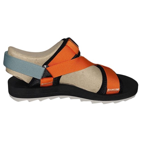 MSRP $84.99 NWT MERRELL MEN'S BLACK EXUBERANCE ORANGE ALPINE STRAP SANDALS 12 13 - Picture 5 of 6