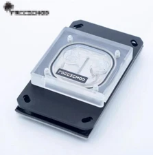 AMD AM3 AM4 CPU Water cooling block Acrylic copper plate 1/4G 0.5MM water route