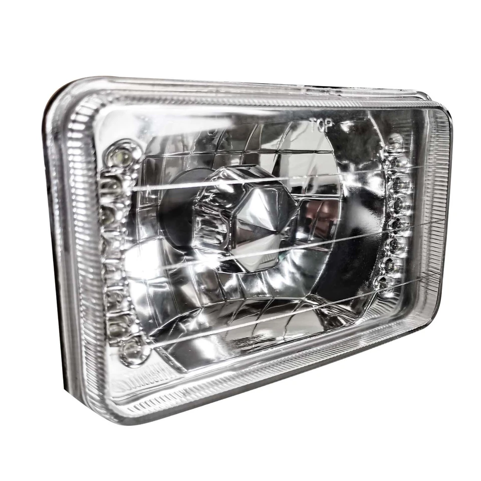 4PCS 4x6" inch Square LED Headlights Cold White For 1980-1988 Oldsmobile Cutlass - Image 4 of 4