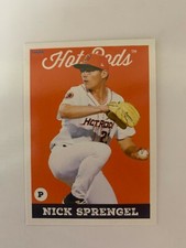 Nick Sprengel 2019 Bowling Green Hot Rods Team Card