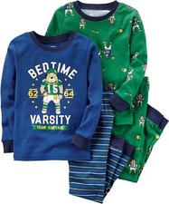 Carter's 4 Piece Varsity Football Pajamas - 6 months 