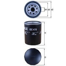 Oil Filter For Lexus GX 4.7 Mahle 9091503005 9091520002 9091520004 90915YZZB7