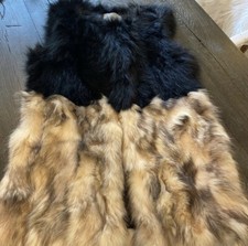 Jennifer Kate Two-tone Fur Vest