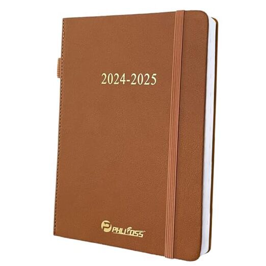 Planner 2024-2025/Academic Planner(July 2024 - Dec 2025) -18 Month, Daily Brown