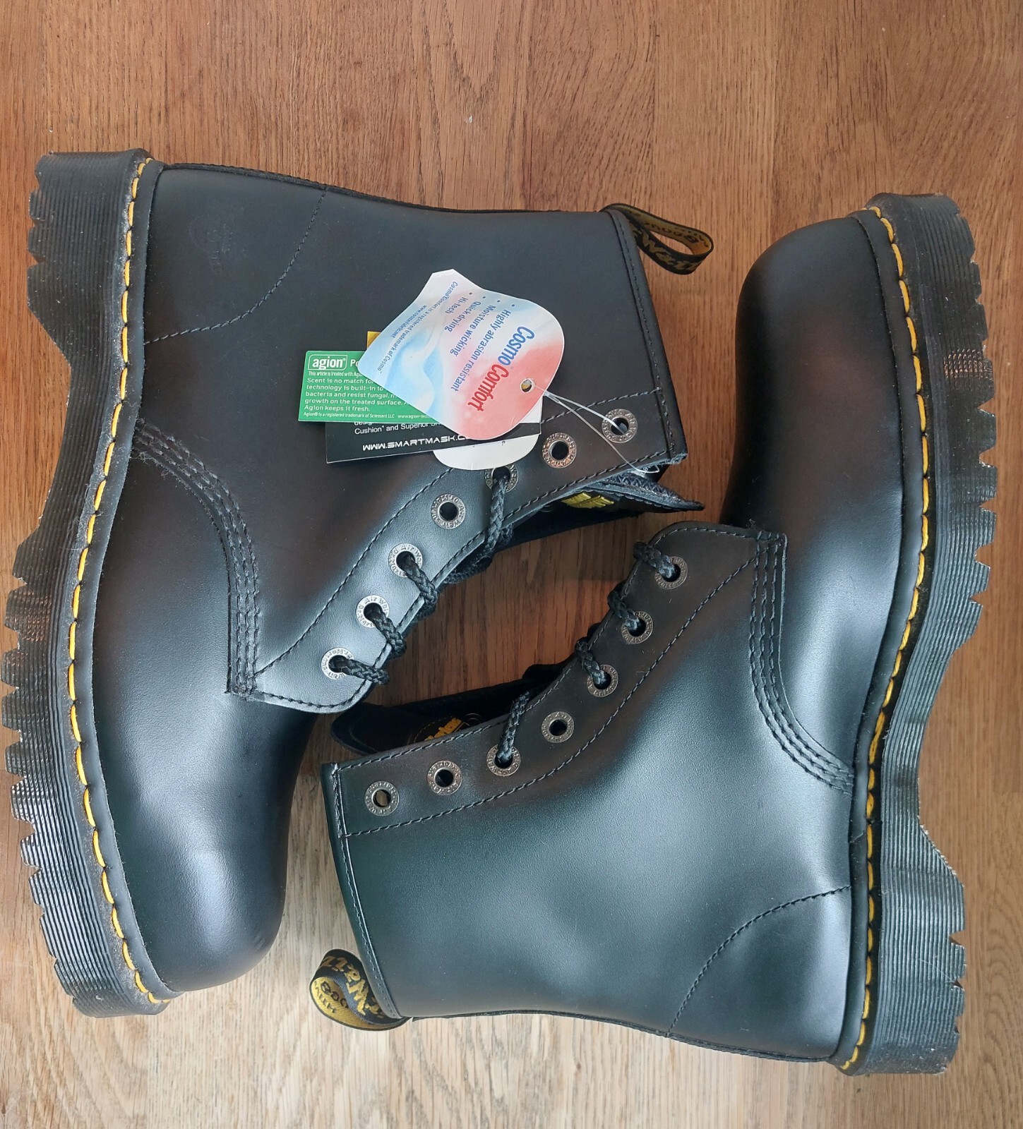 Dr Martens Icon 7B10 SSF Steel Toe Safety Work Black Boots Size 11 UK
