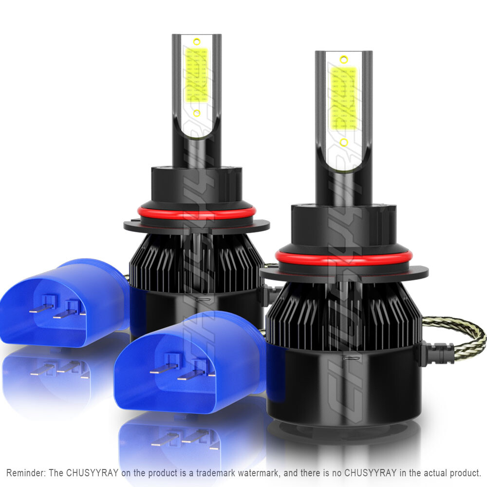 For Ford Ranger 1990-2011 2X LED Headlight Kit 9007 HB5 6000K Hi/Lo Beam Bulb GB