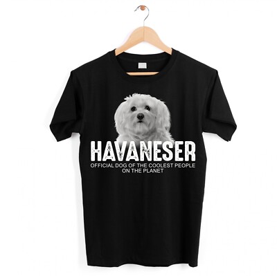 Havaneser Havanese Kuba Bichon  Hund Unisex Shirt Official Dog cool Leute lustig