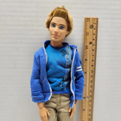 Barbie LIFE IN THE DREAMHOUSE KEN Articulated Doll w/ Outfit Jacket Shorts BFW77