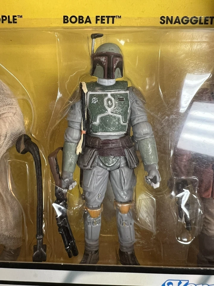 Juego de figuras de acción especiales de villanos de Star Wars Boba Fett Snaggletooth Sand People Foto 3 de 4