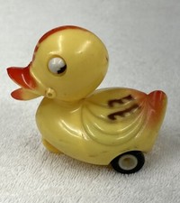 Vintage Original DUCK Friction Toy Works Eyes Move