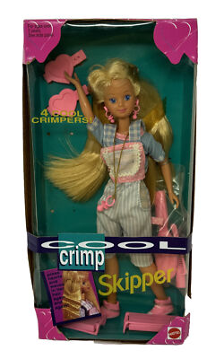 vintage barbie sister ♡SKIPPER スキッパー Skipper Cool Crimp - Sister Of Barbie doll - # 11179 1993 Rare 90s