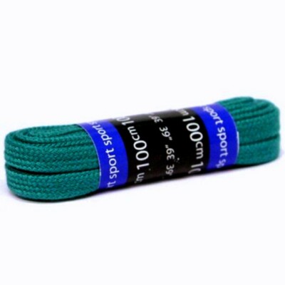 Flache Schnürsenkel grün 100cm Bootlaces Kickers Vans Sneaker Turnschuhe Schnürsenkel