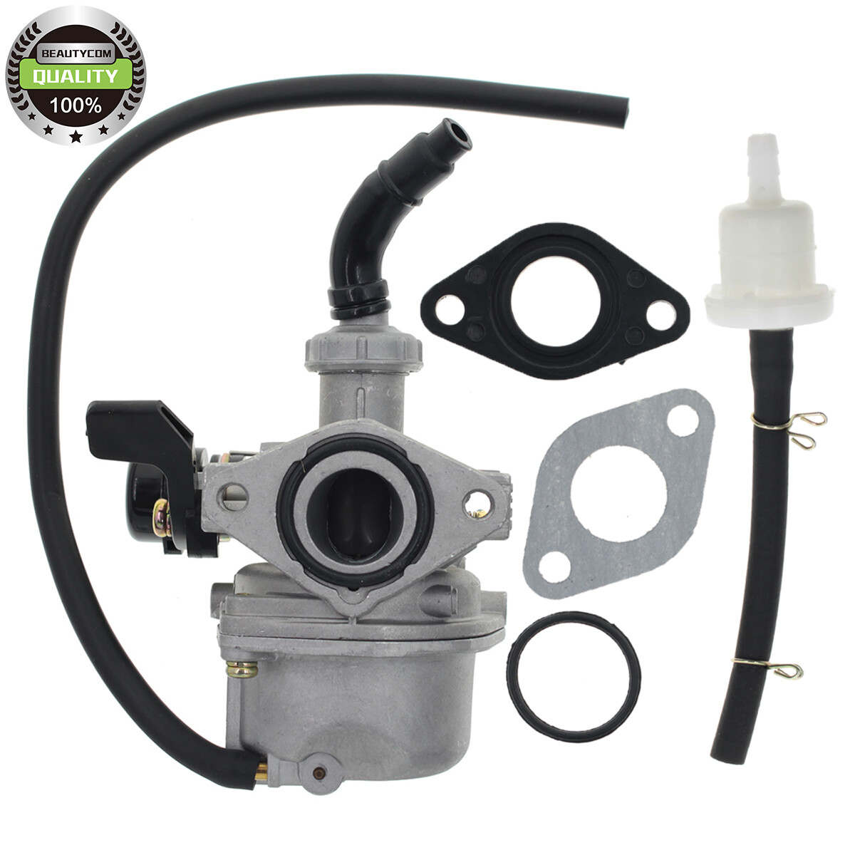 PZ19 Carburetor Throttle Cable Handle Grips And Cable Set 22 Mm/0.87 In 50cc 70cc 90cc 110cc 125cc For Chinese Quad 4 Stroke ATV TaoTao Baja Go Kart Dirt Bike Pit Bike With - Foto 3