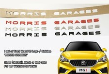 Silver Morris Garages Hood 3d Acrylic Logo Emblem Badge Letter For Mg 3 Hs Zs