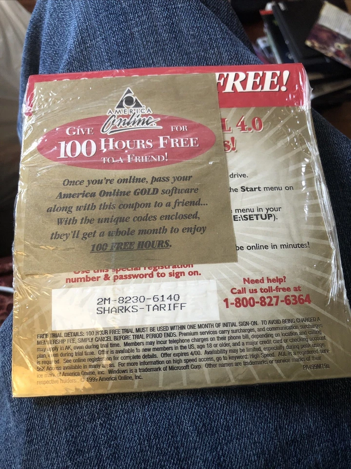 America Online AOL 4.0 Gold Version (100 Free Hours) CD-ROM 1999 - Image 2 of 2
