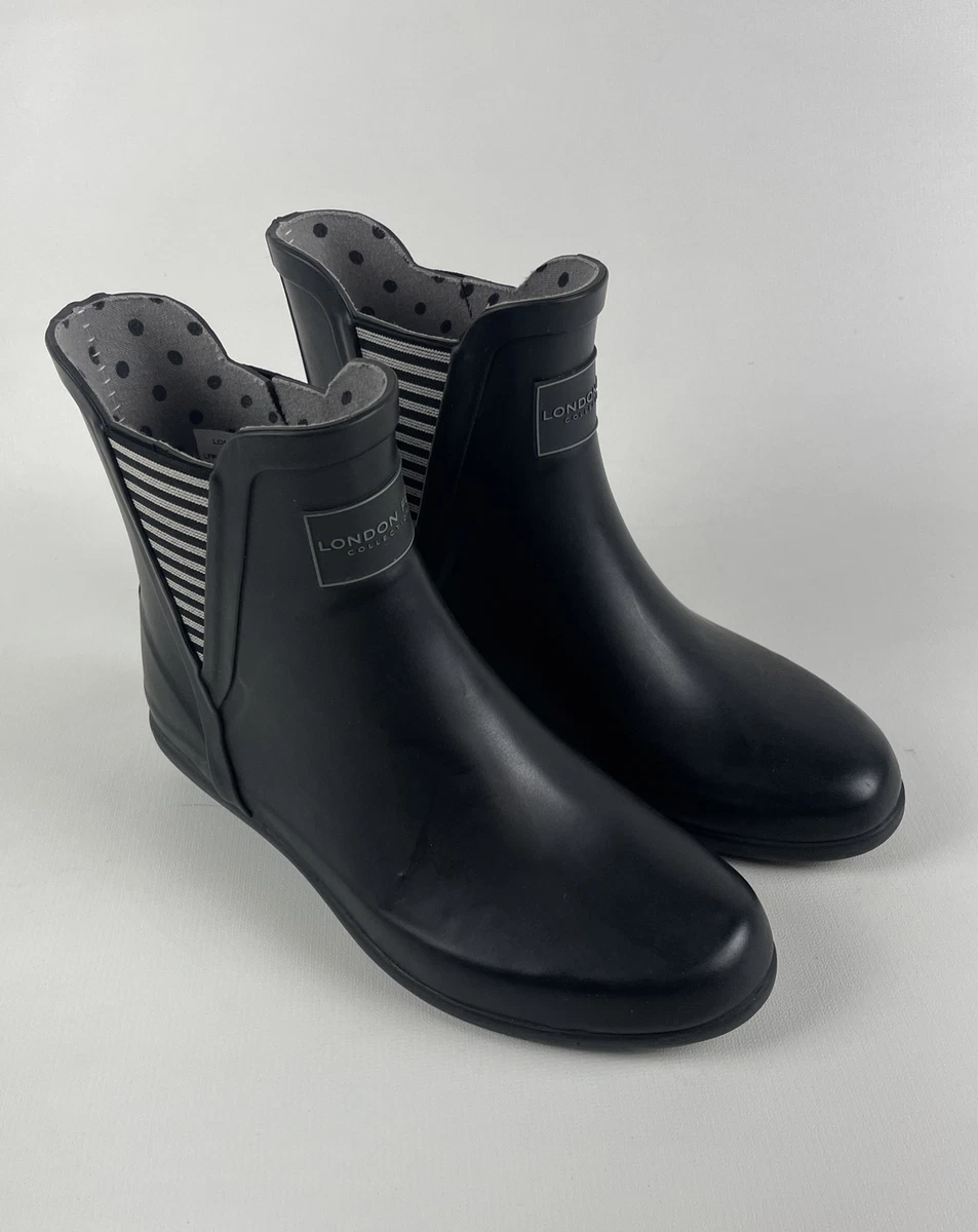 London fog piccadilly women s top chelsea waterproof rain boots