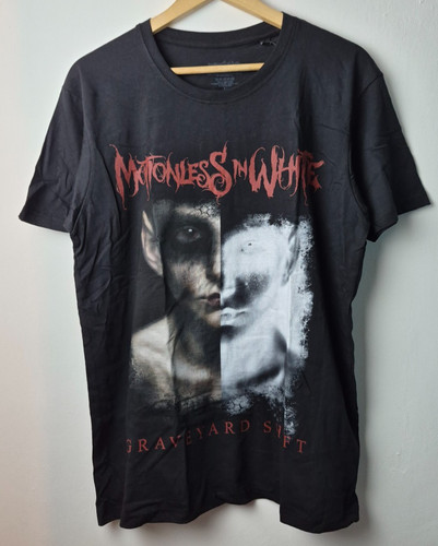 Motionless In White T Shirt Metal Music Band Merch Size L prezzo ebay