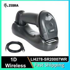 Zebra LI4278-SR20007WR 1D Wireless Bluetooth Handheld Barcode Scanner w/ Cradle