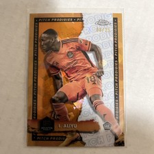 2024 Topps Chrome Sapphire MLS Ibrahim Aliyu #17 Orange Refractor #8/25 RC