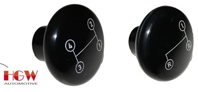 HGW 2x Schaltknauf für Traktor ZF-Getriebe A208