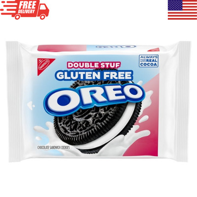 OREO Double Stuf Gluten Free Chocolate Sandwich Cookies 12.47 oz Pack