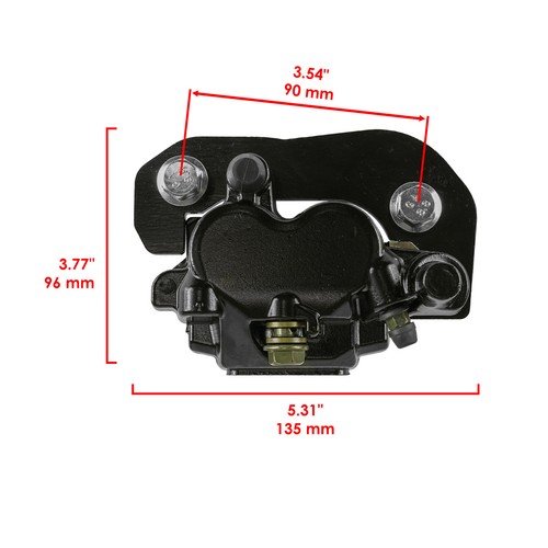 Right And Left Front Rear Brake Calipers Assembly For ATV Can Am Outlander Renegade 450 500 570 650 800 850 1000 Con Pastiglie