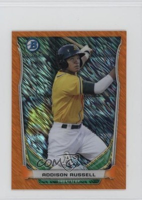 2014 Bowman Orange /50 Addison Russell #BM-OA1 1dm7