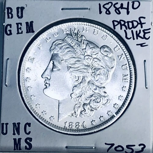1884 O BU GEM MORGAN SILVER DOLLAR UNC MS+++ U.S. MINT RARE COIN 7053