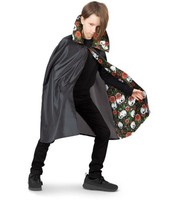 Halloween KostüM Vampircape Skull 152 - 164