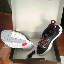Lotto Capsule Collection Herren Sneaker Low Top Schwarz/Weiß/Rot EU 37 Neu