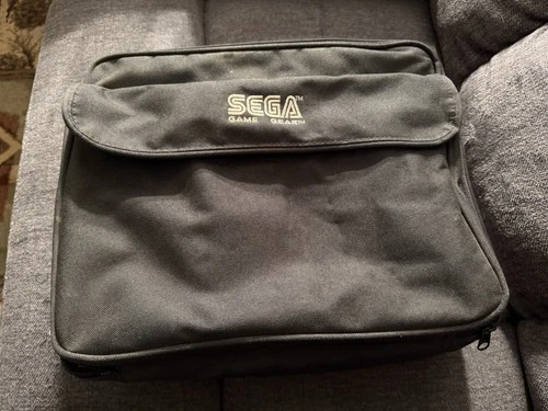 Official VINTAGE Black Sega Game Gear Carrying Case Travel Bag
