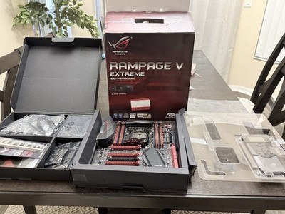 ASUS ROG Rampage V Extreme X99 Motherboard - FOR PARTS / UNTESTED - As Is