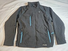 Makita Heated Jacket Mens Large Black Missing Battery Untested Work Coat
