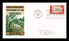 US COVER CACHET CRAFT FIRST DAY OF ISSUE CAROLINA CHARTER 1663 TO 1963