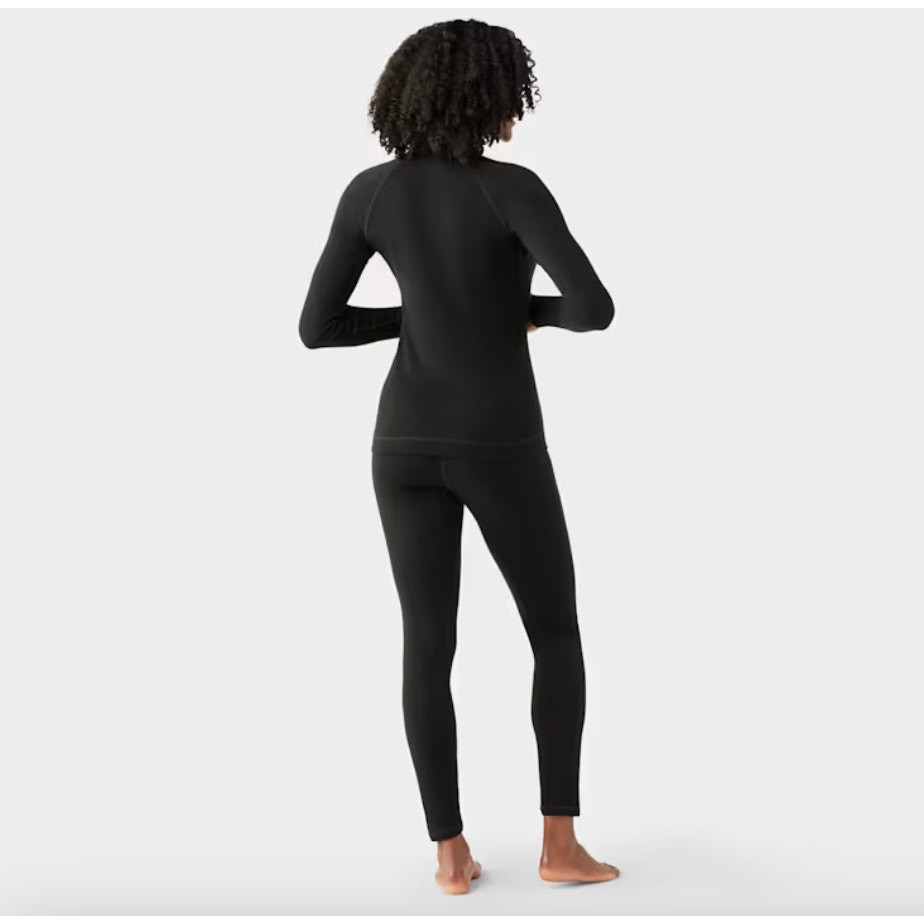 Smartwool Classic Thermal Merino Base Layer 1/4 Zip – Black – Small