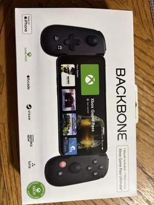 Backbone One Ergonomic Mobile Controller Black for iPhone Xbox Game Pass Edition
