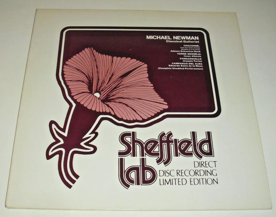 Sheffield Lab - LAB 10 *MICHAEL NEWMAN* Classical Guitarist  BACH / ALBENIZ  etc - Image 2 of 4