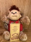 Cabbage Patch Kid Koosas Cat Vintage 1984 Red Overalls W/Tags Birth Certificate
