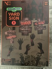 Halloween Yard Signs 8pcs Package 