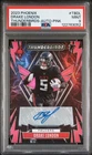 2023-24 Panini Phoenix Football Drake London Thunderbirds Pink Auto /99 PSA 9
