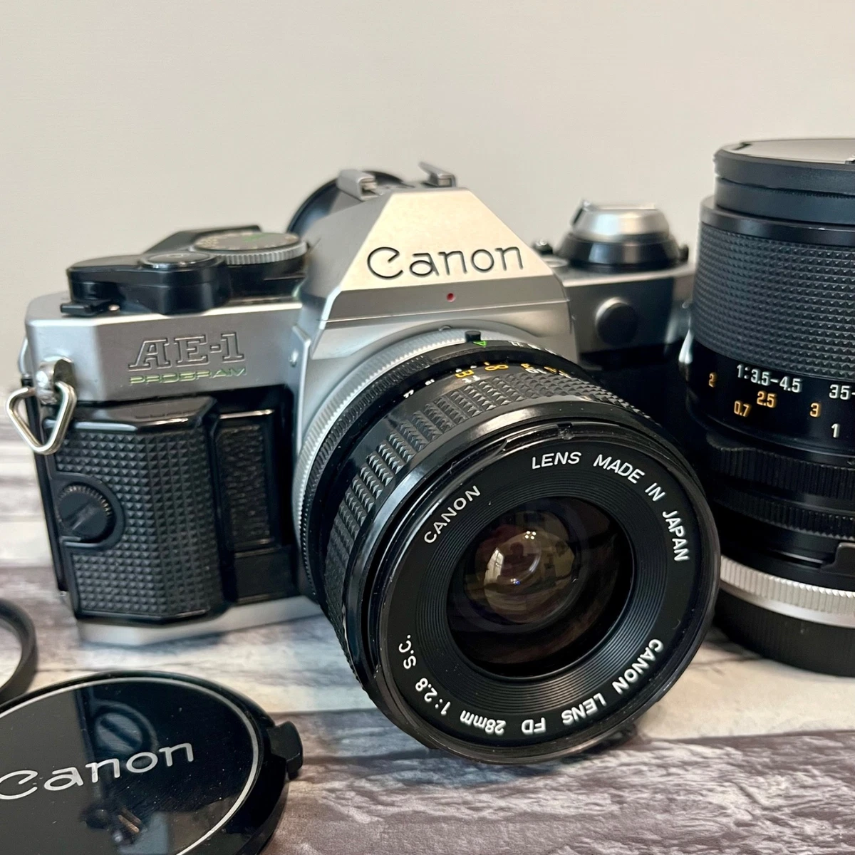 【極上品】キャノンAE-1 Program FD24mm f2.8 382352 Canon AE-1 Program Film Cameras for sale | eBay