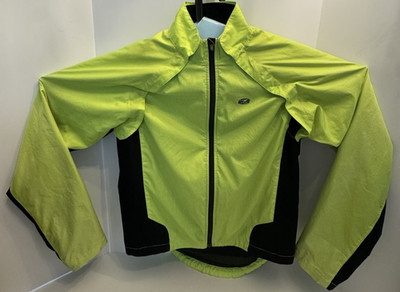 Sugoi Zap Versa Rain Jacket Vest Womens XL Neon Cycling Running Activewear