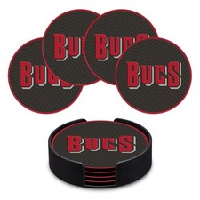 Rico Industries NFL Tampa Bay Buccaneers PVC Coaster Set 4-Pack Classic Favorite
