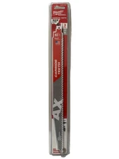 3 Pack Milwaukee 48-00-5327 SAWZALL The AX 12" x 5 TPI Carbide Saw Blade 12L 3PK